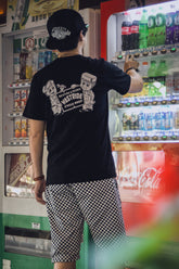 "CYCLE SHOP" TEE - BLACK - May club